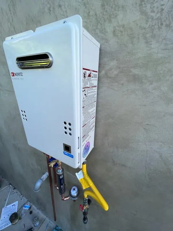 Tankless water heater installation for Breitung homes